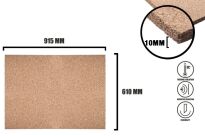 Korkplatte 10mmx 915x610mm – grobkörnig - 3