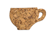 Dekorativer Korkuntersetzer klien Tasse 12x7,5 cm Satz von 4 Stück - 2