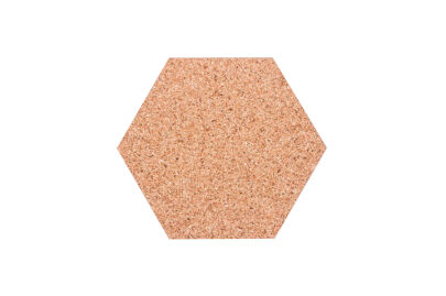 Kork Platten Hexagon Natural
