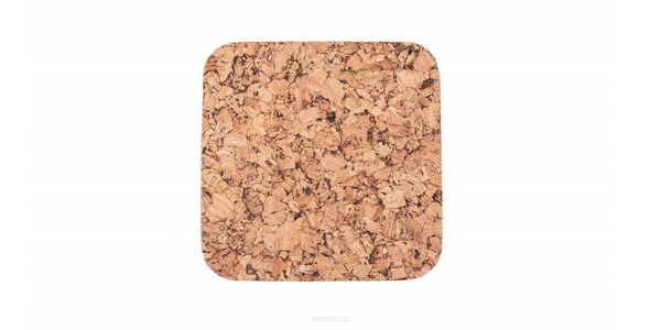 Dekorativer Korkuntersetzer quadratisch groß 30/30 cm Satz von 4 Stück