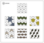 3D Wandpaneele Line DARK-GREEN - 3