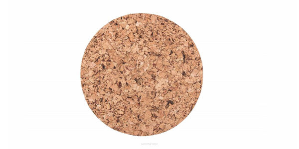 Dekorativer Korkuntersetzer rund groß 30cm Satz von 4 Stück